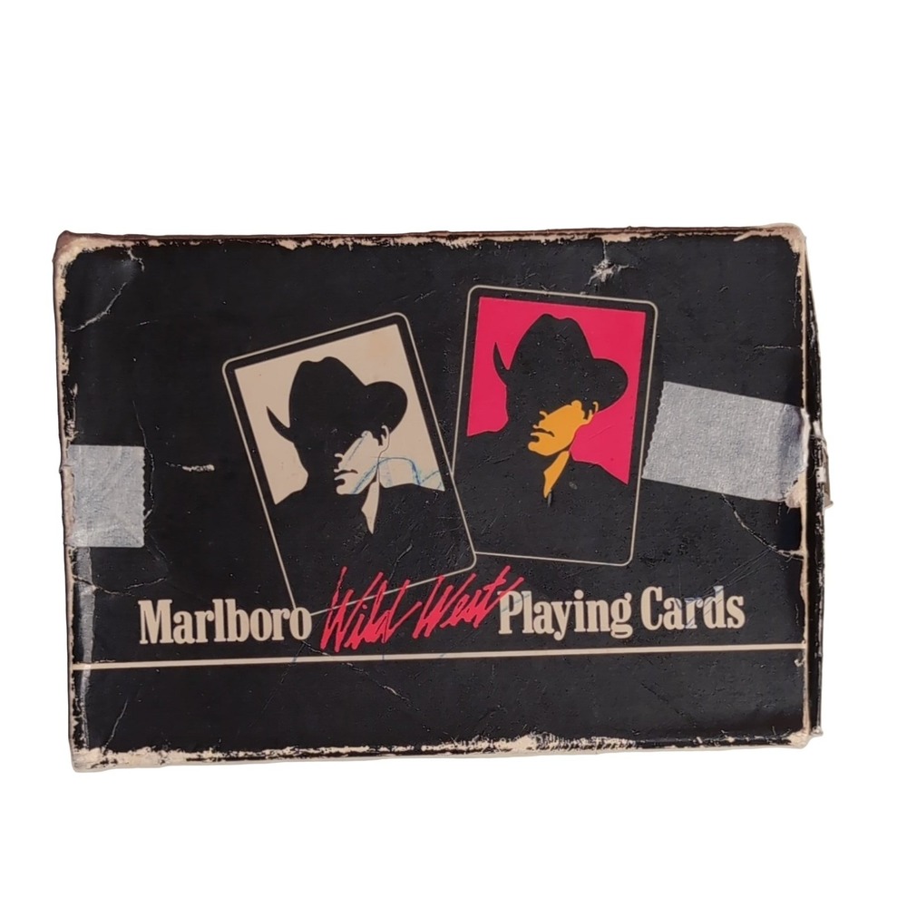 Marlboro Wild West Playing Cards Modern Cowboy Western Paper Deck